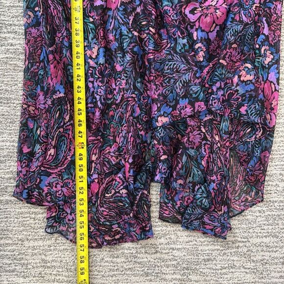 NWT MISA Los Angeles Colette Midi Dress in Flora Electric Large Revolve - Picture 13 of 16